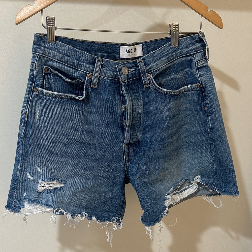 Agolde Parker Long Shorts Size 27